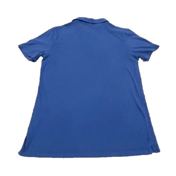 Merona Mens 100% Cotton Tailored Fit Blue Polo Shirt Size M - Picture 2 of 5